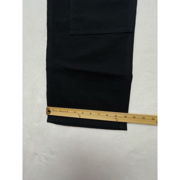Carhartt Loose Fit Washed Duck Double-Front Black Utility Work Pant Men's 40x32 - Picture 9 of 16